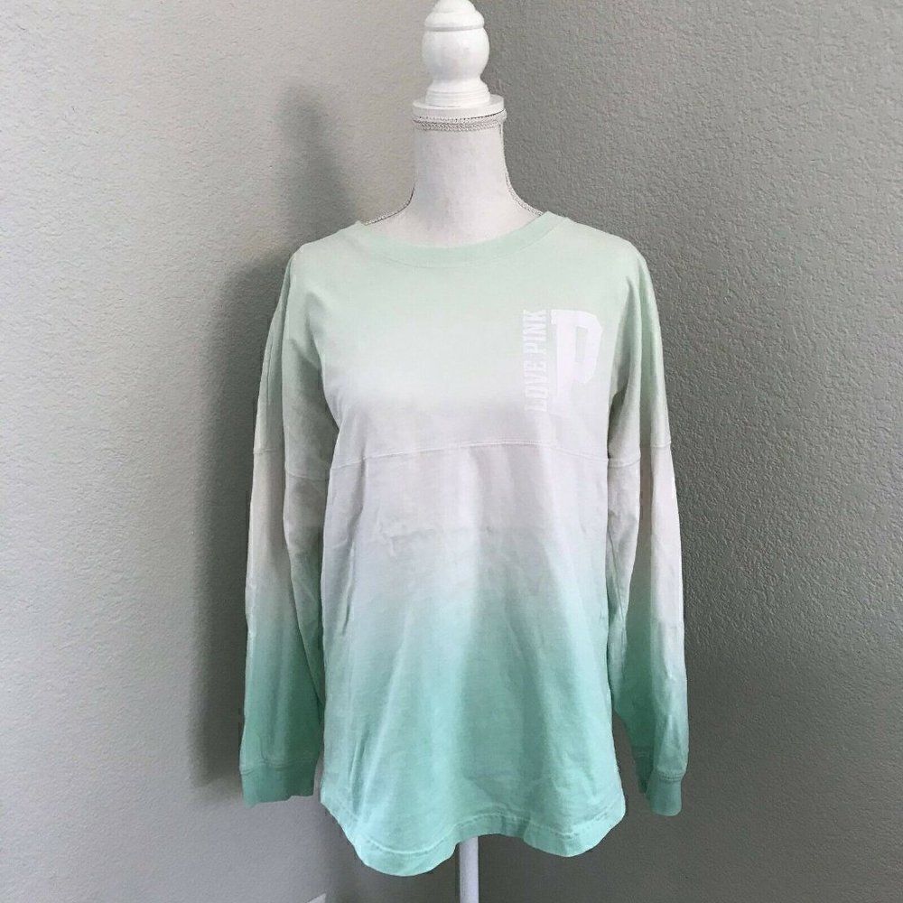 Pink Victoria’s Secret Women’s Long Sleeve Crew Neck T Shirt Size S